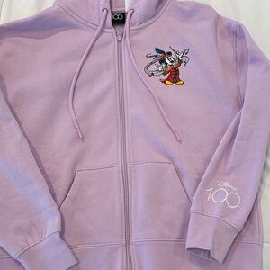 Disney NWOT 100 Lavender Hoodie with Mickey Design-Firm price